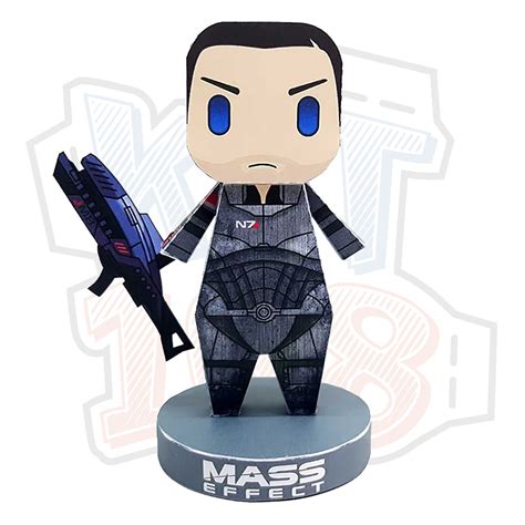 Mô Hình Giấy Anime Chibi Commander Shepard Mass Effect Shopee Việt Nam