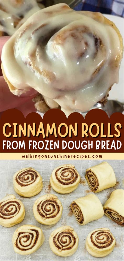 How To Make Easy Cinnamon Rolls Using Frozen Bread Dough Recipe