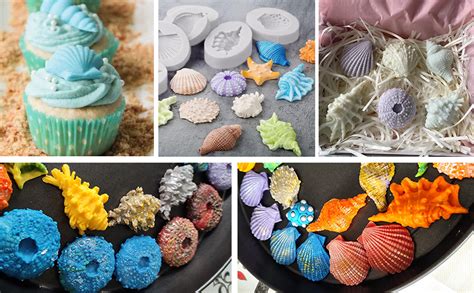 Ozean Tiere Kuchen Silikon Fondantform D Seestern Muschelschale Kuchen