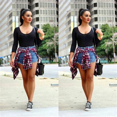 Cut Off Short Casual Denim Shorts Outfit Ideas For Hot Summer