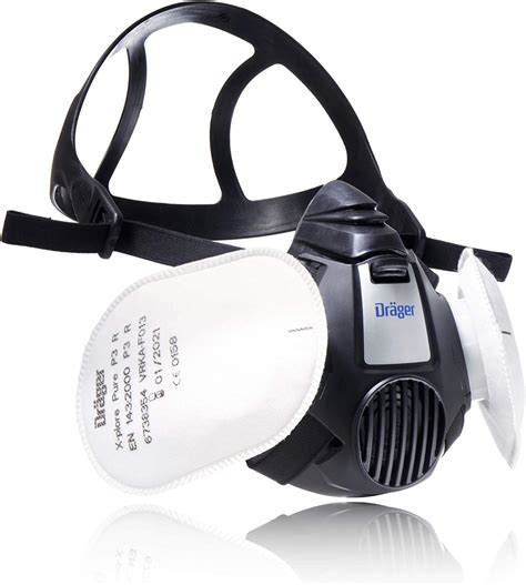 Dr Ger X Plore Half Mask Respirator Set With Reusable Pure P