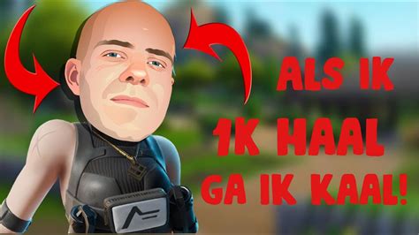 ALS IK 1K HAAL GA IK KAAL Fortnite Live Met Kijkers Epic Meedoen