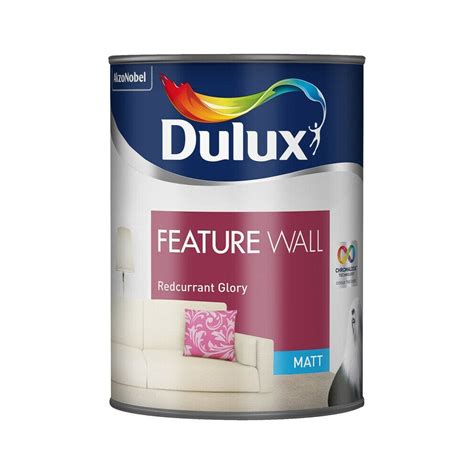 Dulux Feature Wall Redcurrant Glory Matt 2.5L - Paint from ...