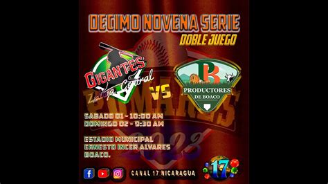 Pomares Serie 19 Cuarto Juego Gigantes De Zelaya Central Vs