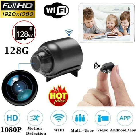 128g Mini Spy Camera Wifi Hidden Camera Video Recorder Night Vision