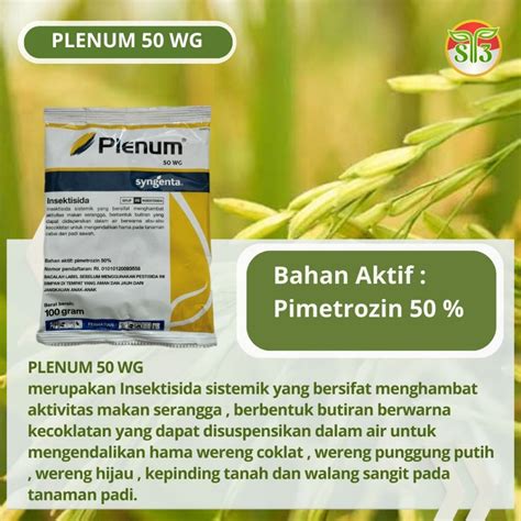 Jual Insektisida Sistemik Plenum Wg Gram Toko Obat Pertanian