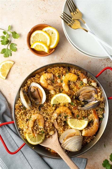 Healthy Paella Recipe - Fitsian Food Life