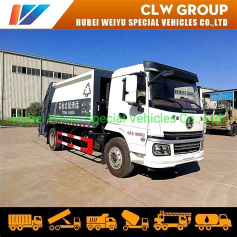 Shacman L Liters Cbm X Compactor Garbage Truck Trash