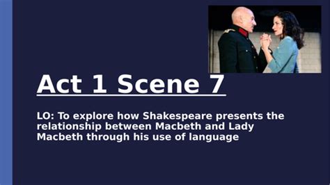 Ks3 Macbeth Act 1 Scene 7 Teaching Resources