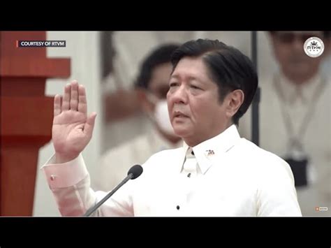 Watch Ferdinand Marcos Jr Sworn In As 17th President Of The Philippines