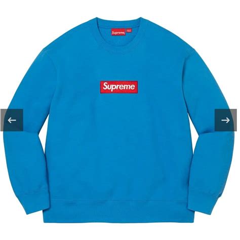 Supreme Supreme Box Logo Crewneck Blue Mの通販 By のりs Shop｜シュプリームならラクマ