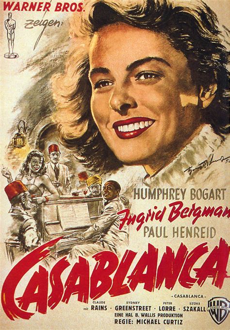 Filmplakat Casablanca Plakat Von Filmposter Archiv