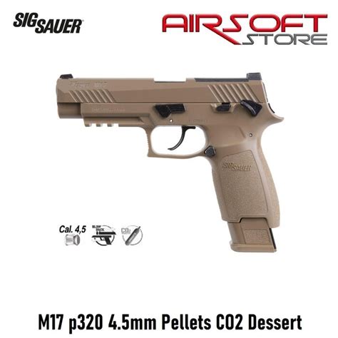 Sig Sauer M17 P320 45mm Pellet Gun Fde Airsoft Store