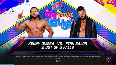 Wwe K Kenny Omega Vs Finn Balor Youtube