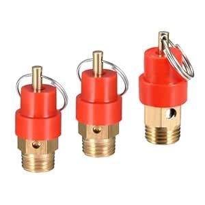 MECCANIXITY Air Compressor Pressure Safety Valve 1 4 BSP Thread 0 8Mpa