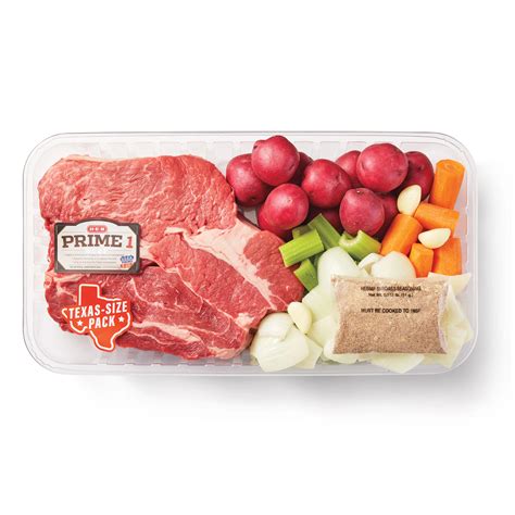 H E B Prime Beef Roast Kit Boneless Chuck Roast Texas Size Pack