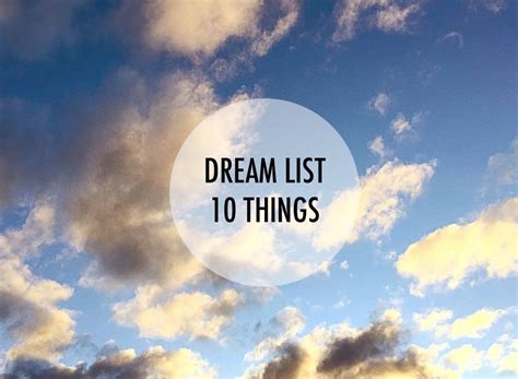 Dream List // 10 Things - Dreams, etc. // Minneapolis Lifestyle Blog