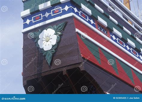 replica  mayflower ii ship model editorial image image  color