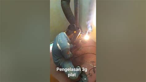 praktek pengelasan  plat smaw youtube
