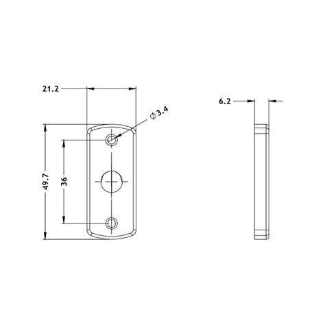 Fechadura Stam Externa Tetra Trava Auxiliar 18MM 1003 ESP IX Cromado