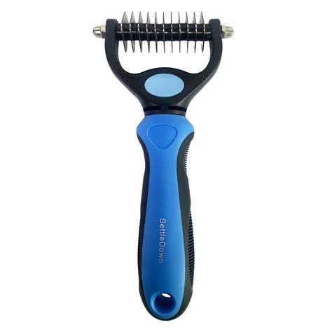 Pet Grooming Brush Double Sided Shedding Dematting