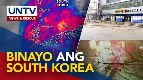 Libu Libong Residente Sa South Korea Inilikas Dahil Sa Pananalasa Ng