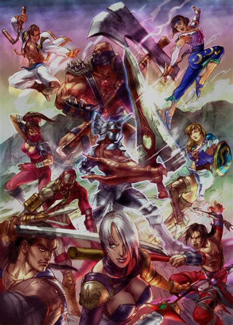 NBA Jam The Book On Twitter 1999 Promo Art For Soulcalibur By Namco