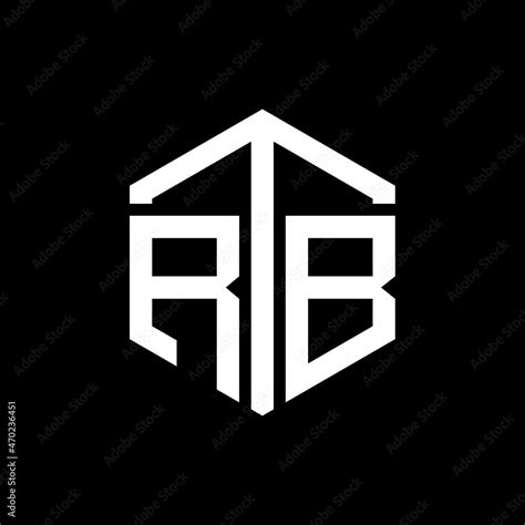 RTB letter logo design on black background.RTB creative initials letter ...