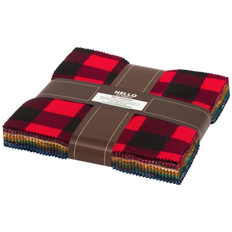 Mammoth Red Buffalo Plaid Flannel Fabric Robert Kaufman My Favorite