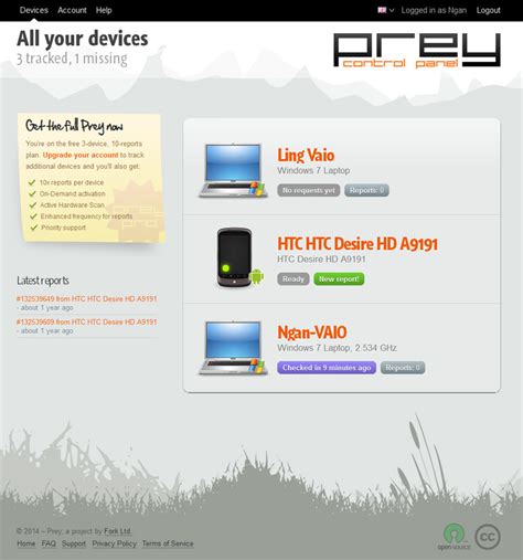 Preyproject Track And Recover Stolen Laptop Smartphone Iphones