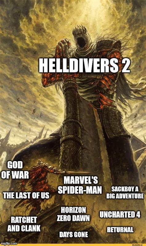 Kneeling Yhorm Helldivers Know Your Meme