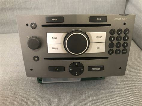 RADIO CD 70 NAVI OPEL ZAFIRA B ASTRA H AUX Wylogow 12537988267