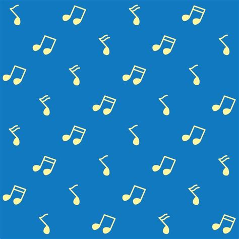 Premium Vector Music Notes Vector Seamless Pattern