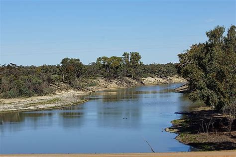 The Darling River A Lifeline Across The Australian Outback Map Of