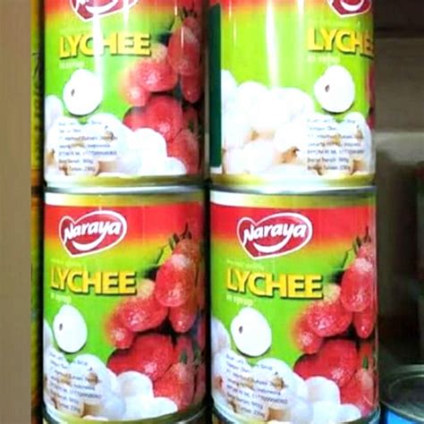 Jual Kalengbuah Naraya Lychee In Can Gram Buah Leci Kaleng Dus