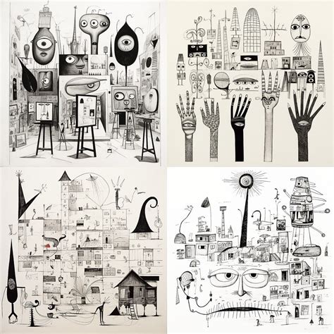 Saul Steinberg Ai Art Style Exploring Distinctive Depictions Saul