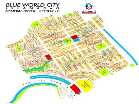 Blue World City Map