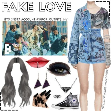 BTS FAKE LOVE MV INSPIRED OUTFIT 1 KPOP OUTFITS MV ON INSTAGRAM