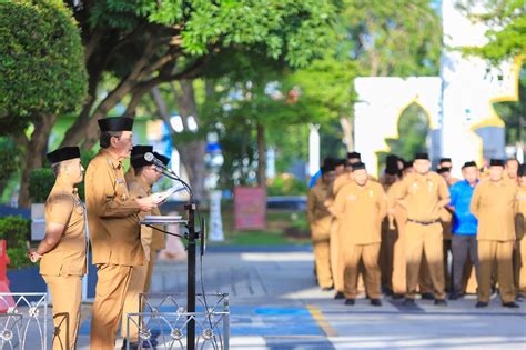 Pimpin Apel Gabungan Perdana 2024 Ini Amanat Pj Wali Kota Amiruddin