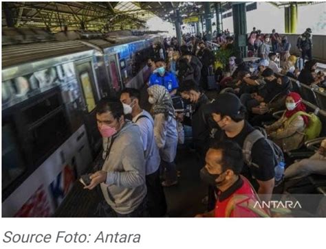 Kemenhub Catat 1 2 Juta Orang Gunakan Transportasi Publik Saat Arus