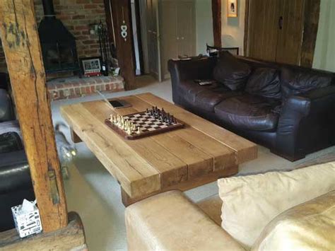 Rustic Oak Coffee Table | Abacus Tables