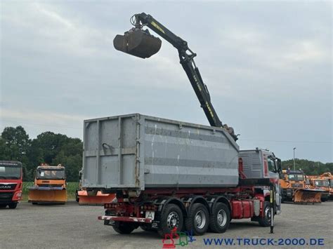 Volvo FH 470 8x4 Schwerlast Abroller Front Mittel Kran Kranbil Till