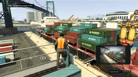 Gta 5 Mission 28 Scouting The Port 100 Gold Medal Walkthrough Youtube