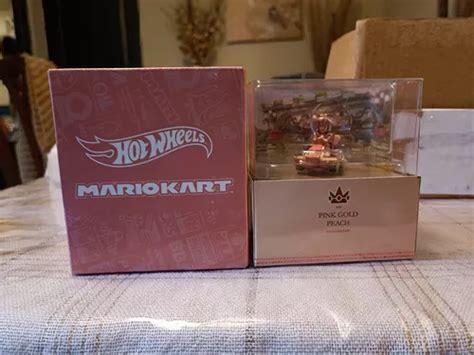 Gold Peach Hot Wheels Mario Kart Nintendo Mattel Sdcc 2022 Meses Sin Interés