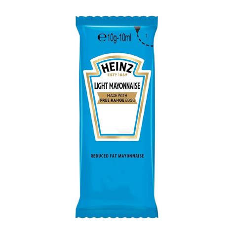 Heinz Light Mayonnaise Sachets 10ml Pack Of 200