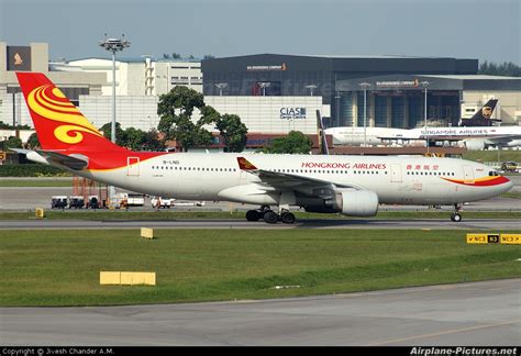 B Lnd Hong Kong Airlines Airbus A At Singapore Changi