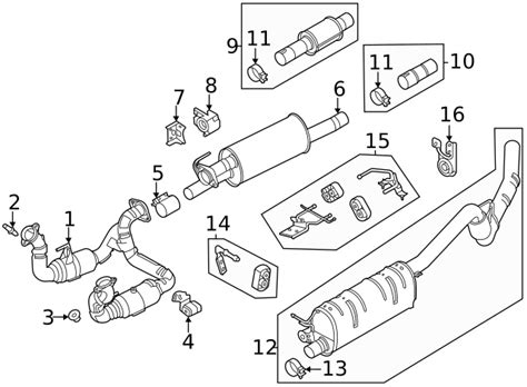 Ford Catalytic Converter Bracket Lc Z E A Awesomeparts