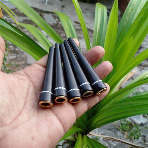 Once Pipa Rokok Kelor Hitam Mini Ukuran Cm Lazada Indonesia