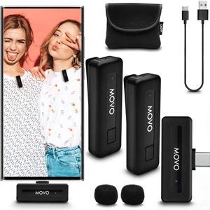 Movo Photo Wireless Mini Uc Duo Ultra Compact Microphone System With X