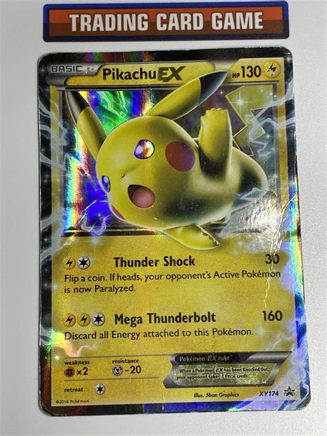 Pikachu Ex Xy Half Art Xy Black Star Promo Pokemon Card